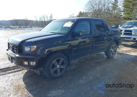 2012 Honda Ridgeline Sport from USA, damaged, VIN 5FPYK1F76CB455102